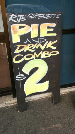 The all-too tempting $2 Pie Combos