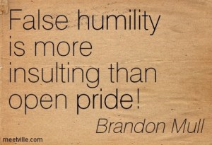 Pride Vs Humility