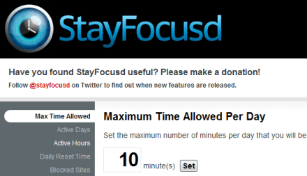 StayFocusd